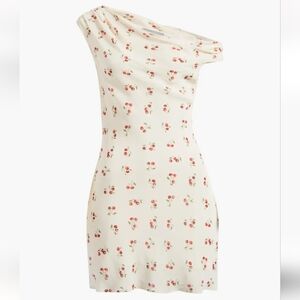 Reformation Kristine Dress NWT In Cherry Pit